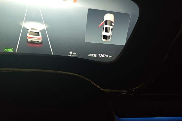 Used BYD Han 2025 DM-i 125KM Elite Model Odometer Close Up