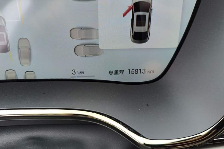 Used BYD Han 2025 EV with 701 km of Laser Radar-Enabled Intelligent Driving Odometer Close Up