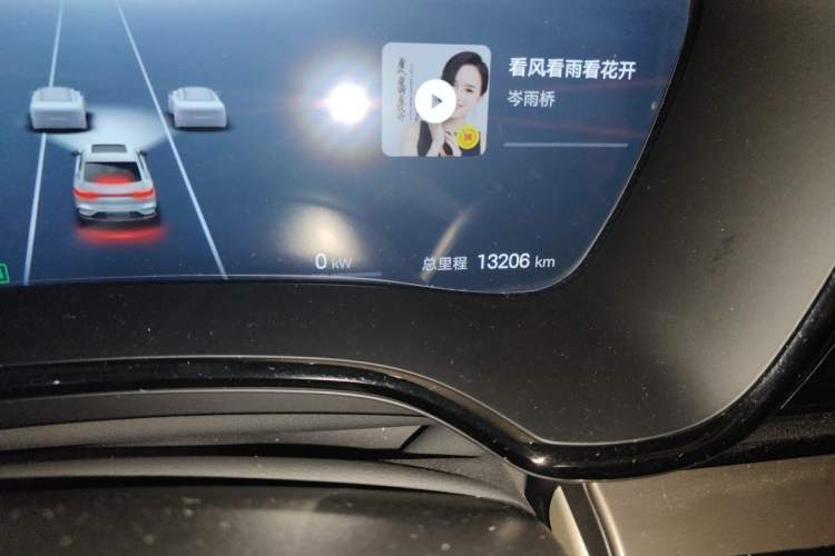 Used BYD Han 2025 DM-i 125KM Prestige Model Odometer Close Up