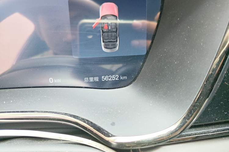 Used BYD Han 2025 EV Intelligent Driving Version 701KM Prestige Model Odometer Close Up