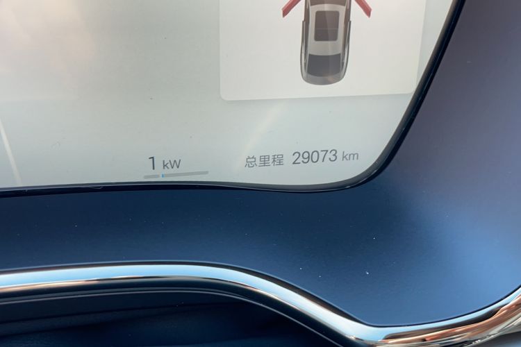Used BYD Han 2025 DM-i 125KM Elite Model Odometer Close Up