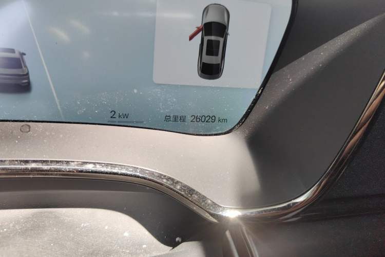 Used BYD Han 2025 DM-i 125KM Elite Model Odometer Close Up