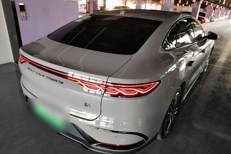 Used BYD Han 2025 EV Intelligent Driving Edition 701KM LiDAR Flagship Model Rear Right 45 Deg