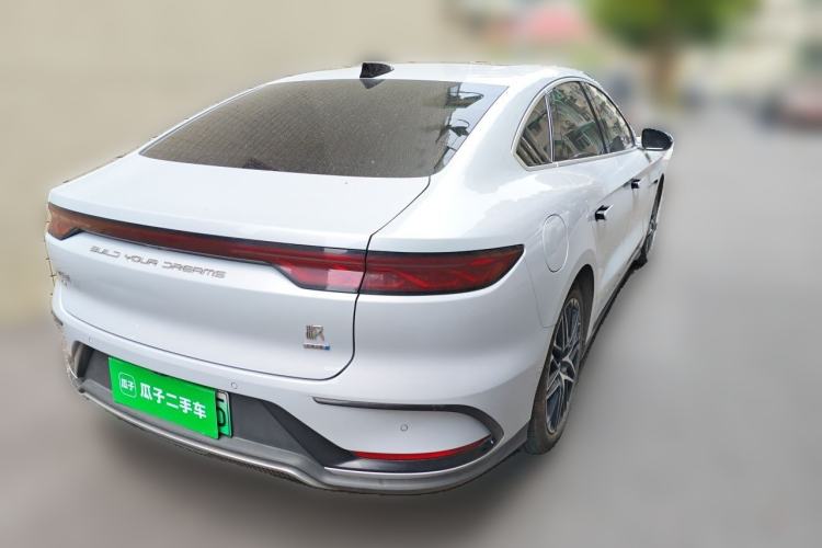 Used BYD Han 2025 EV Intelligent Driving Version 701KM Prestige Model Rear Right 45 Deg