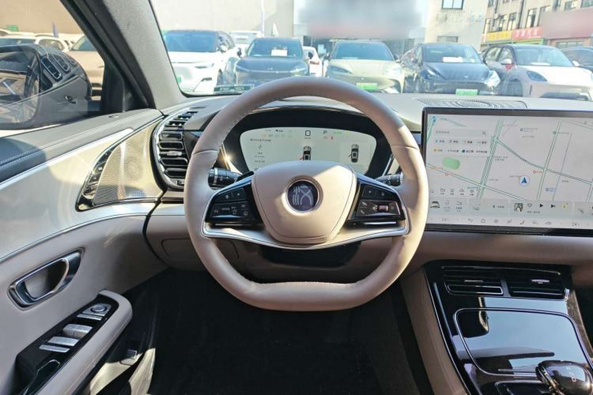 Used BYD Han 2025 EV Intelligent Driving Version 506KM Prestige Model Steering Wheel