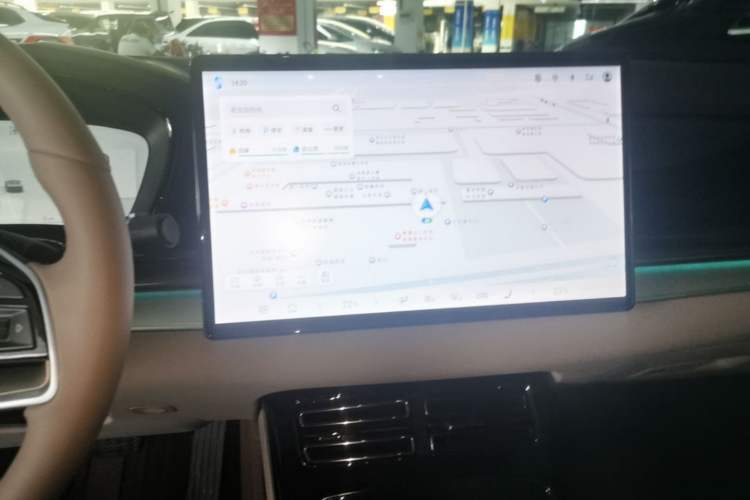 Used BYD Han 2025 DM-i 125KM Prestige Model Audio And AC Panel