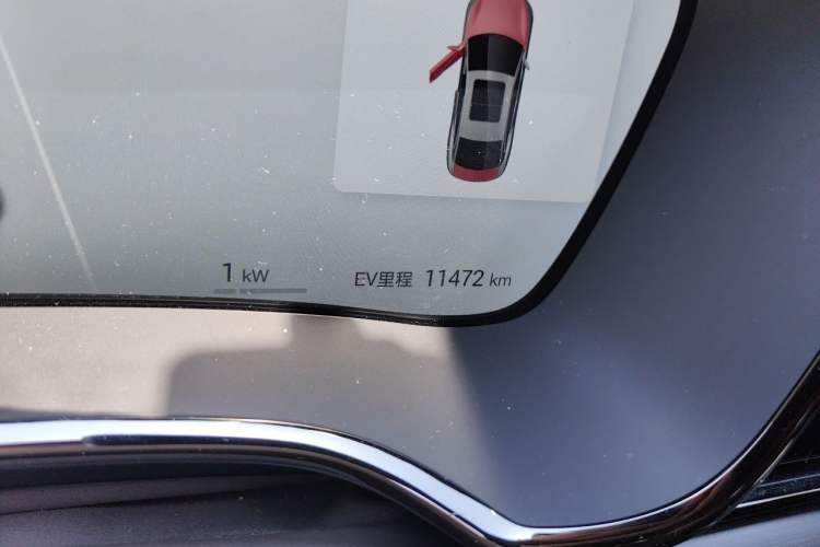 Used BYD Han 2025 DM-i 125KM Elite Model Odometer Close Up