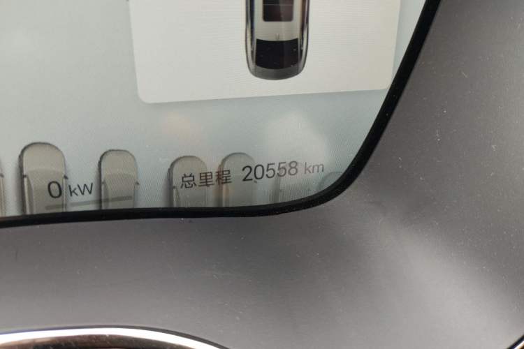 Used BYD Han 2025 EV Intelligent Driving Edition 605KM Prestige Model Odometer Close Up