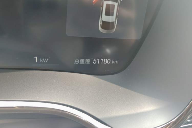 Used BYD Han 2025 EV 605KM Prestige Model Odometer Close Up