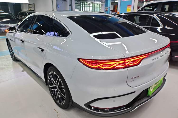 Used BYD Han 2025 EV 605KM Prestige Model Rear Left 45 Deg