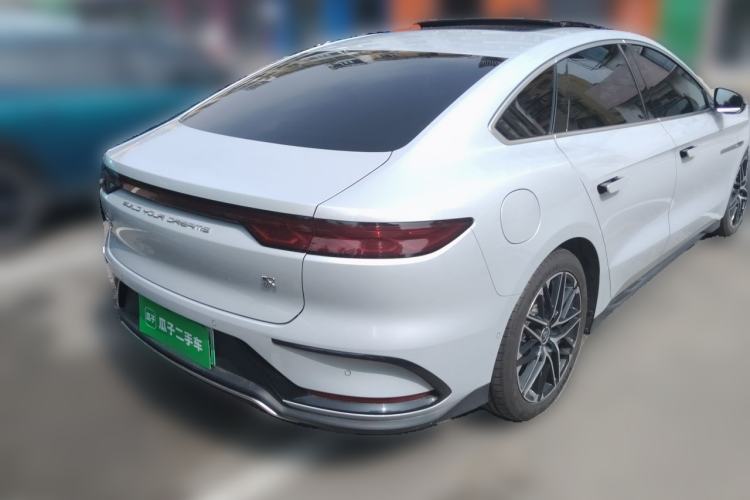 Used BYD Han 2025 EV 605KM Prestige Model Rear Right 45 Deg