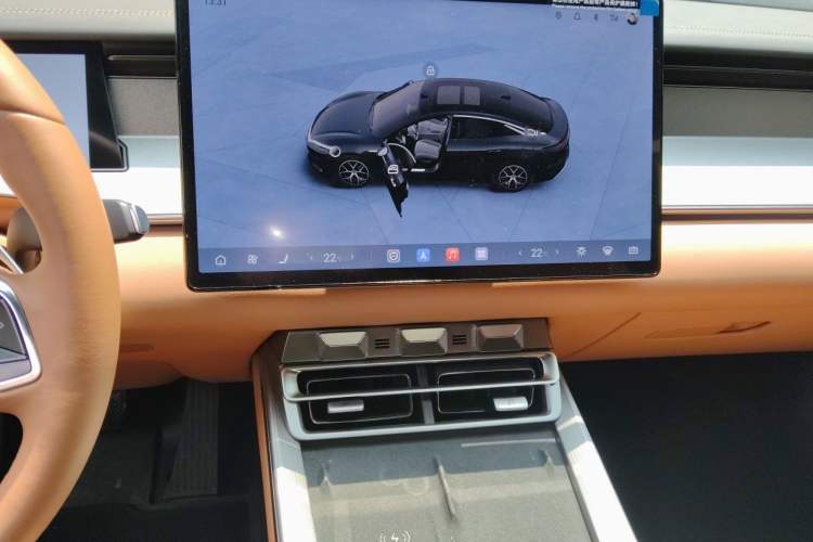 Used BYD Han L 2025 DM-i 200KM LiDAR Luxury Model Audio And AC Panel