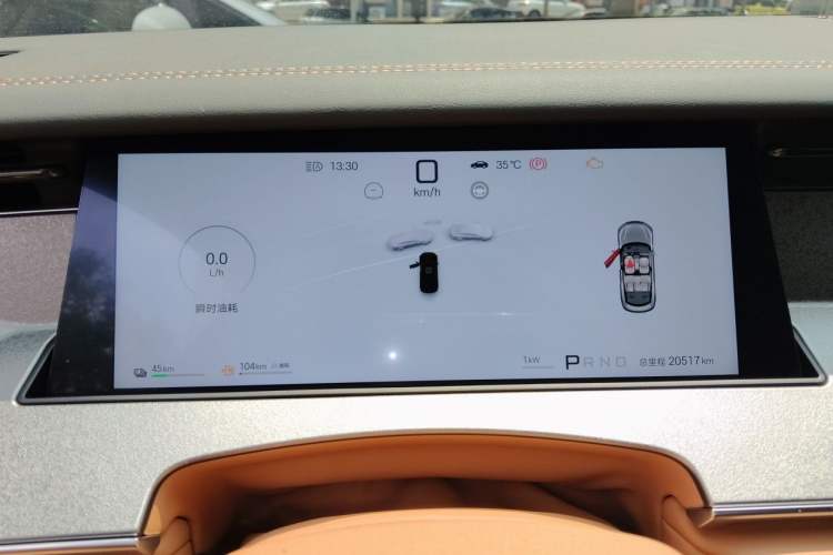 Used BYD Han L 2025 DM-i 200KM LiDAR Luxury Model Instrument Cluster