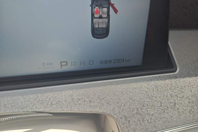 Used BYD Han L 2025 EV 701KM LiDAR Deluxe Edition Odometer Close Up