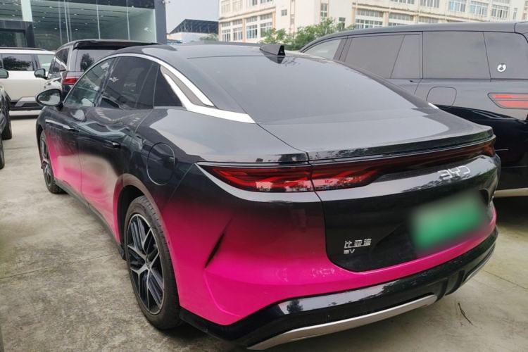Used BYD Han L 2025 EV Four-Wheel Drive LiDAR Flagship Model Rear Left 45 Deg