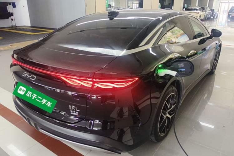 Used BYD Han L 2025 EV Four-Wheel Drive LiDAR Flagship Model Rear Right 45 Deg