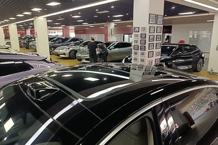 Used BYD Han L 2025 DM-i 200KM LiDAR Luxury Model Roof