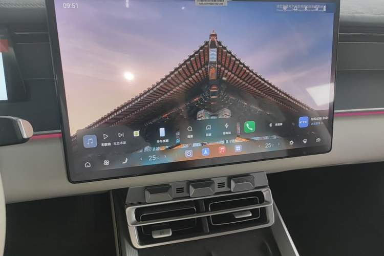 Used BYD Han L 2025 DM-i 200km LiDAR Flagship Model Audio And AC Panel