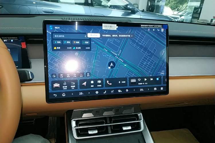 Used BYD Han L 2025 DM-p Four-Wheel-Drive LiDAR Flagship Model Audio And AC Panel