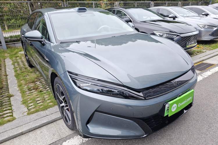 Used BYD Han L 2025 DM-p Four-Wheel-Drive LiDAR Flagship Model Front Right 45 Deg