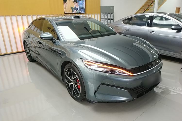 Used BYD Han L 2025 DM-p Four-Wheel-Drive LiDAR Flagship Model Front Right 45 Deg