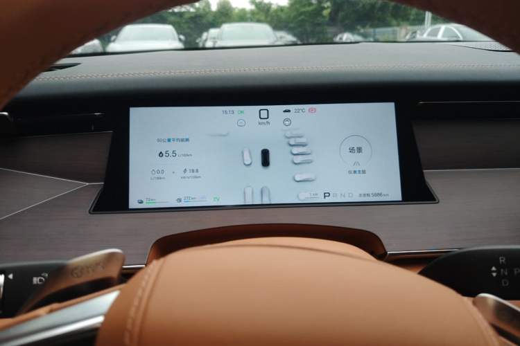 Used BYD Han L 2025 DM-p Four-Wheel-Drive LiDAR Flagship Model Instrument Cluster