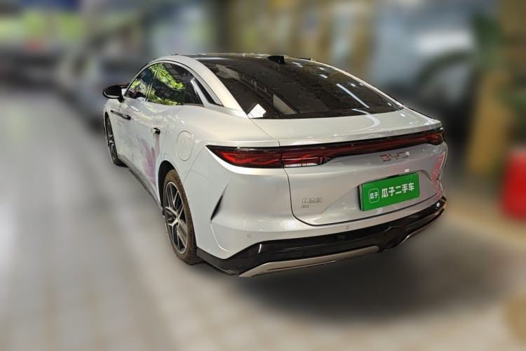 Used BYD Han L 2025 EV Four-Wheel Drive LiDAR Flagship Model Rear Left 45 Deg