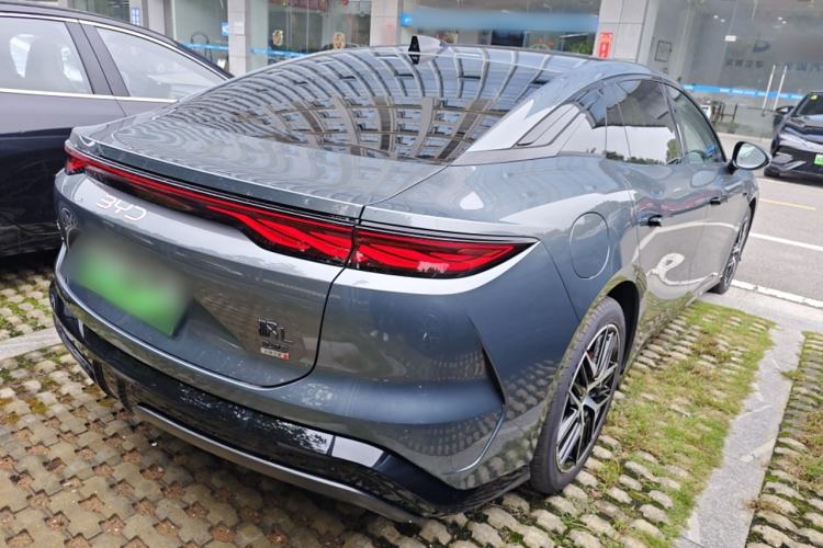 Used BYD Han L 2025 DM-p Four-Wheel-Drive LiDAR Flagship Model Rear Right 45 Deg
