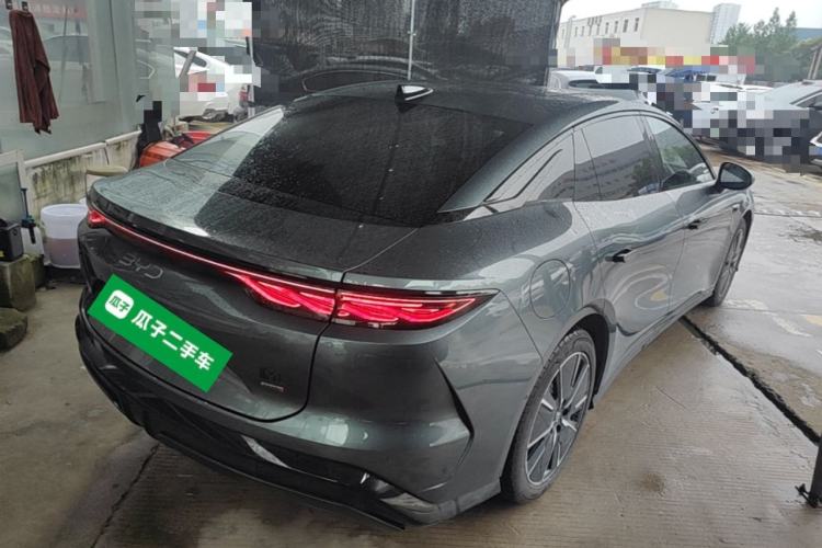 Used BYD Han L 2025 DM-i 200km LiDAR Flagship Model Rear Right 45 Deg