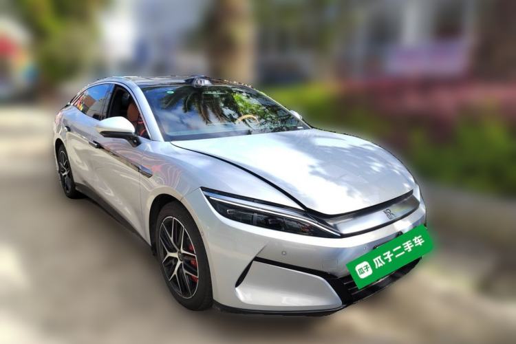 Used BYD Han L 2025 EV Four-Wheel Drive LiDAR Flagship Model Front Right 45 Deg