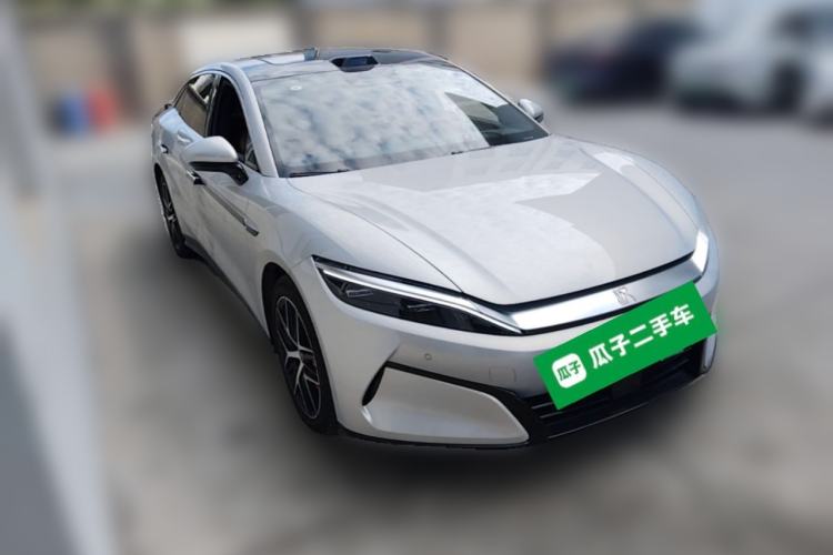 Used BYD Han L 2025 EV Four-Wheel Drive LiDAR Flagship Model Front Right 45 Deg