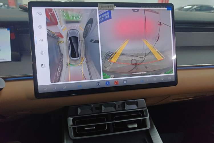 Used BYD Han L 2025 DM-p Four-Wheel-Drive LiDAR Flagship Model Audio And AC Panel