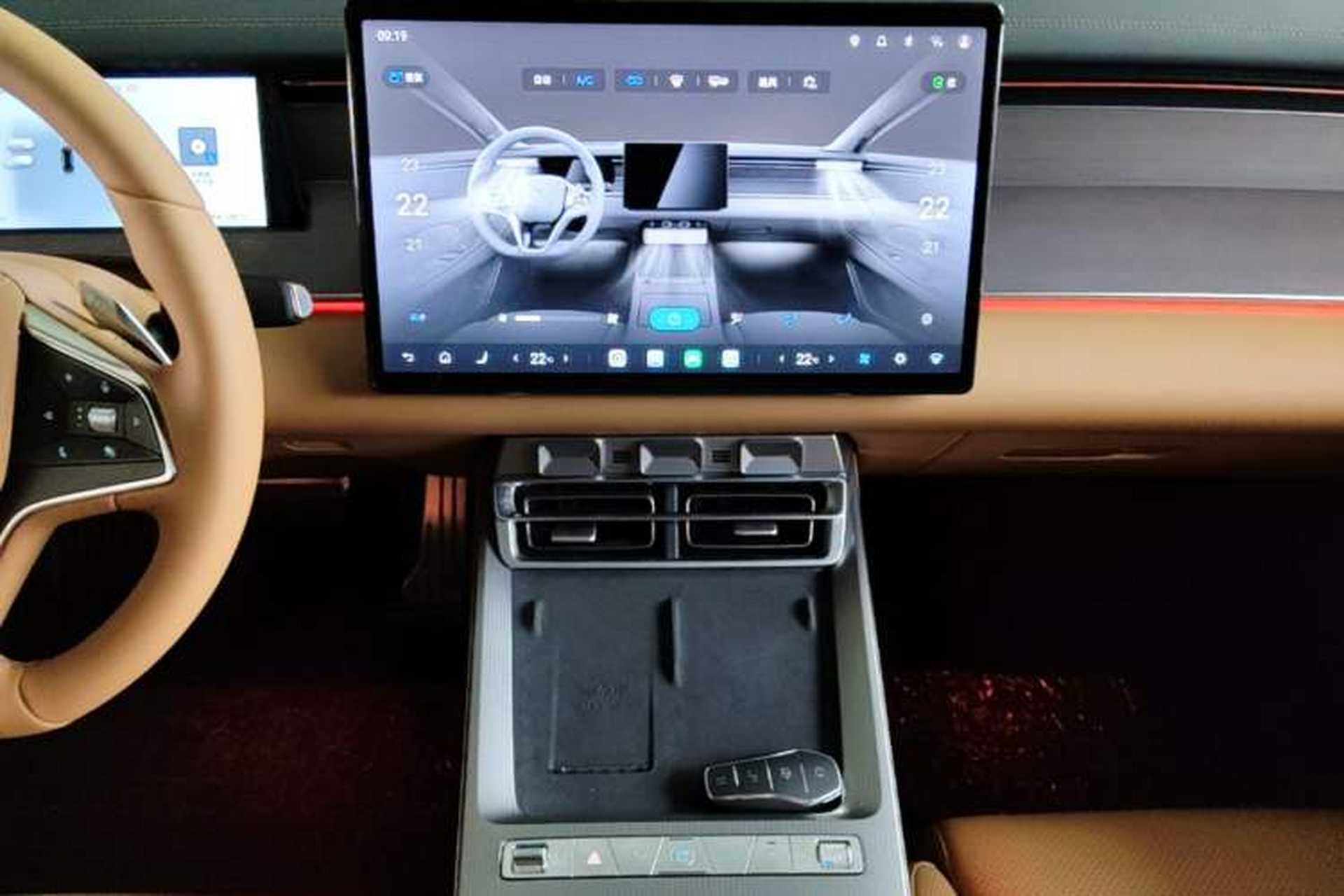 Used BYD Han L 2025 DM-p Four-Wheel-Drive LiDAR Flagship Model Audio And AC Panel