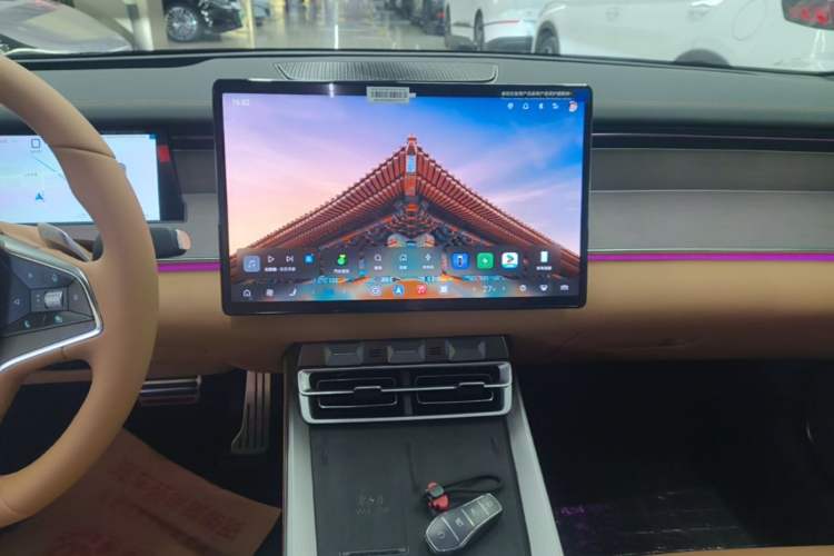 Used BYD Han L 2025 DM-p Four-Wheel-Drive LiDAR Flagship Model Audio And AC Panel
