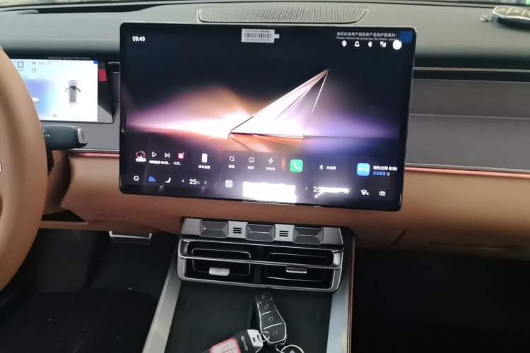 Used BYD Han L 2025 EV Four-Wheel Drive LiDAR Flagship Model Audio And AC Panel