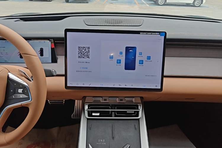 Used BYD Han L 2025 DM-p Four-Wheel-Drive LiDAR Flagship Model Audio And AC Panel