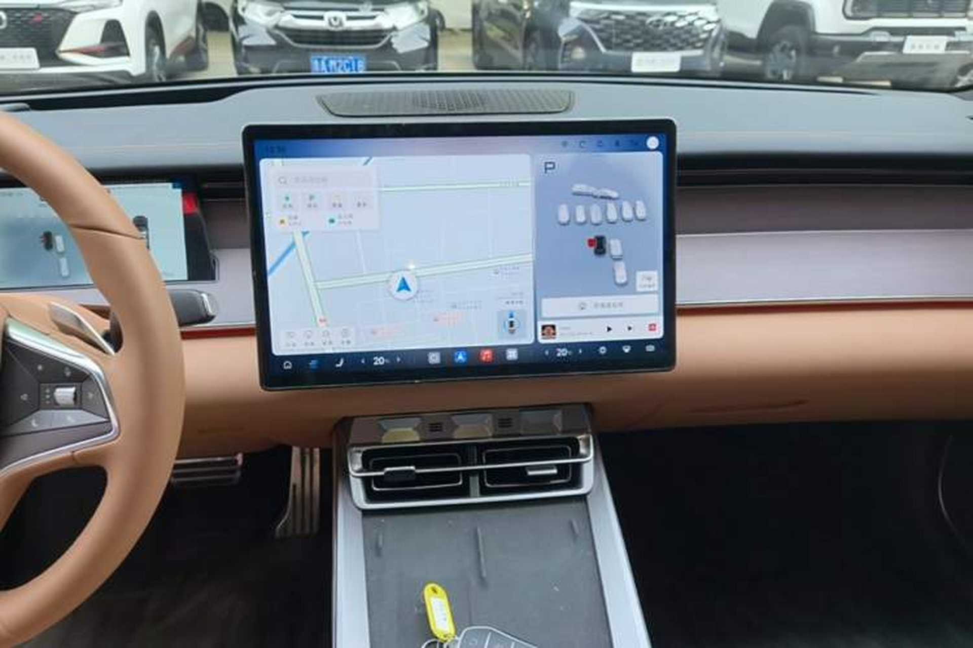 Used BYD Han L 2025 DM-p Four-Wheel-Drive LiDAR Flagship Model Audio And AC Panel