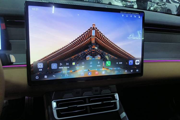 Used BYD Han L 2025 EV Four-Wheel Drive LiDAR Flagship Model Audio And AC Panel