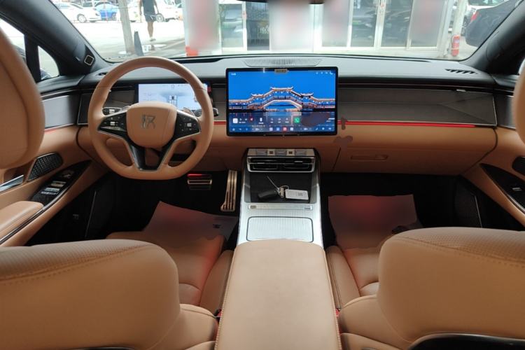 Used BYD Han L 2025 EV Four-Wheel Drive LiDAR Flagship Model Center Console