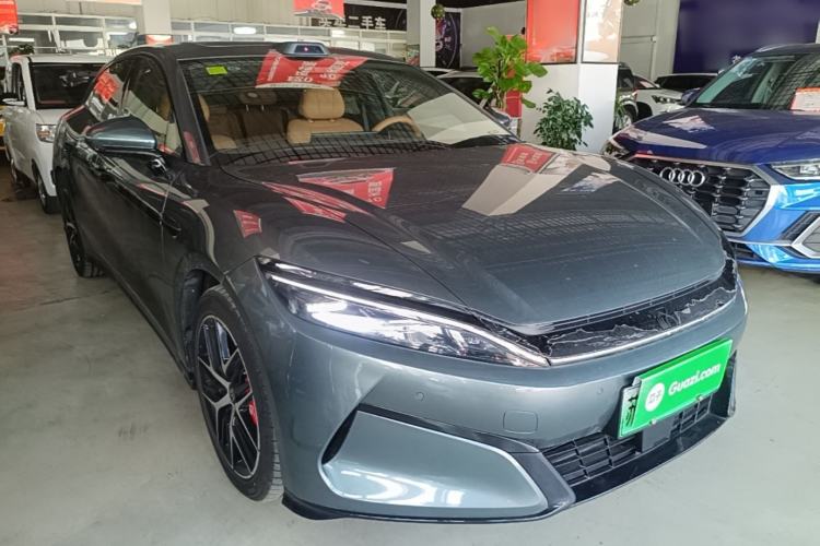 Used BYD Han L 2025 DM-p Four-Wheel-Drive LiDAR Flagship Model Front Right 45 Deg