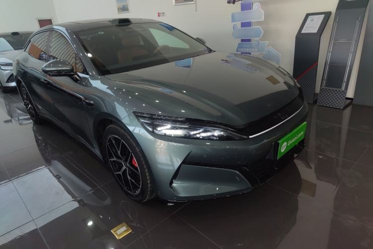 Used BYD Han L 2025 DM-p Four-Wheel-Drive LiDAR Flagship Model Front Right 45 Deg