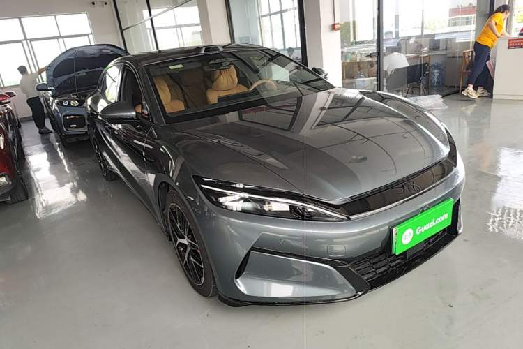 Used BYD Han L 2025 DM-p Four-Wheel-Drive LiDAR Flagship Model Front Right 45 Deg