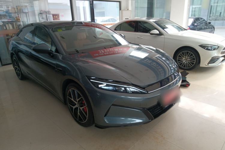 Used BYD Han L 2025 DM-p Four-Wheel-Drive LiDAR Flagship Model Front Right 45 Deg