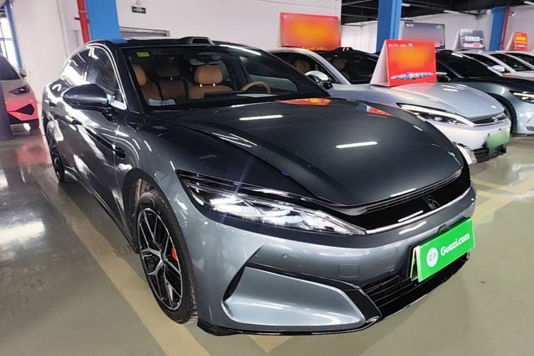 Used BYD Han L 2025 DM-p Four-Wheel-Drive LiDAR Flagship Model Front Right 45 Deg