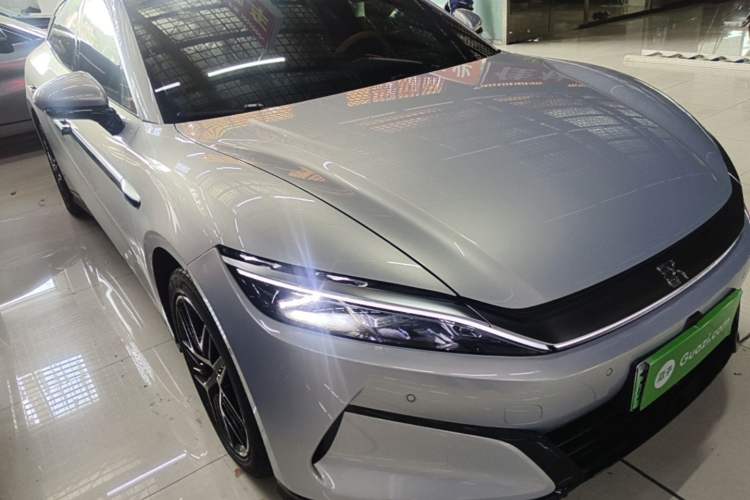 Used BYD Han L 2025 EV Four-Wheel Drive LiDAR Flagship Model Front Right 45 Deg