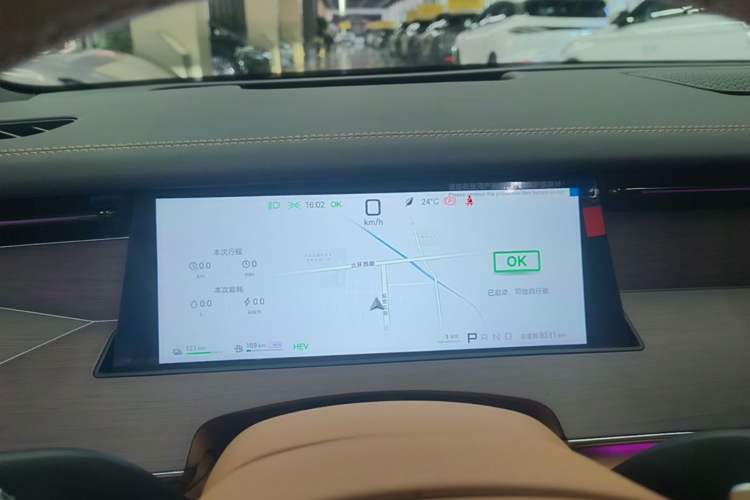Used BYD Han L 2025 DM-p Four-Wheel-Drive LiDAR Flagship Model Instrument Cluster