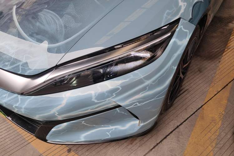 Used BYD Han L 2025 EV Four-Wheel Drive LiDAR Flagship Model Left Front Headlight