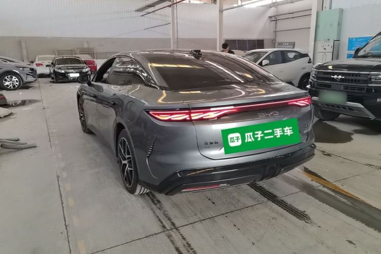 Used BYD Han L 2025 EV Four-Wheel Drive LiDAR Flagship Model Rear Left 45 Deg