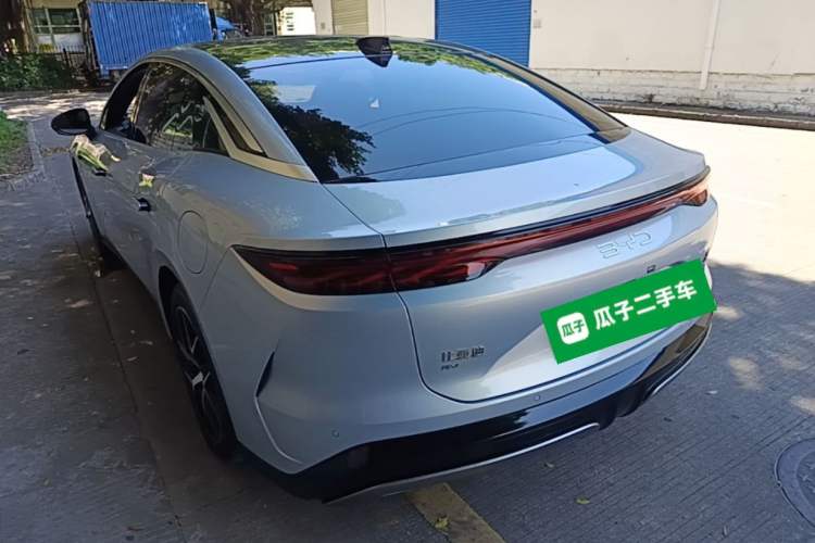 Used BYD Han L 2025 EV Four-Wheel Drive LiDAR Flagship Model Rear Left 45 Deg