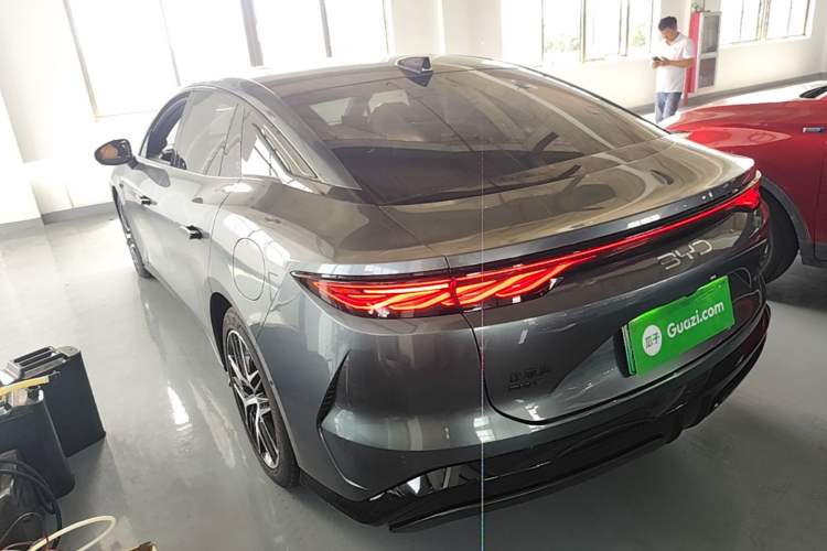 Used BYD Han L 2025 DM-p Four-Wheel-Drive LiDAR Flagship Model Rear Left 45 Deg